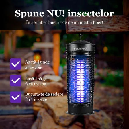 Lampa Anti-Țânțari Reîncărcabilă