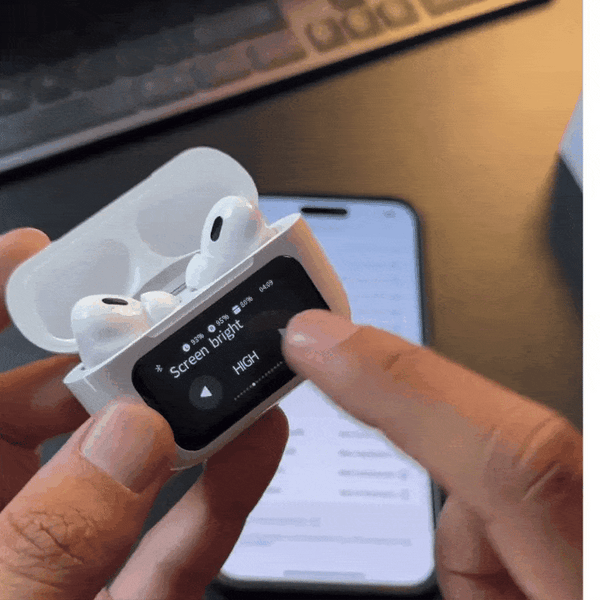 Căști Wireless cu Ecran Tactil